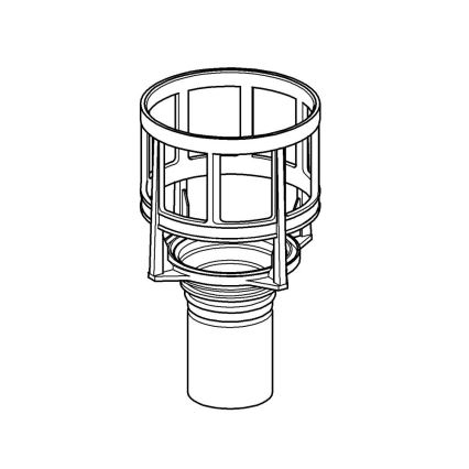 GROHE 43542000 - White valve seat with O-ring