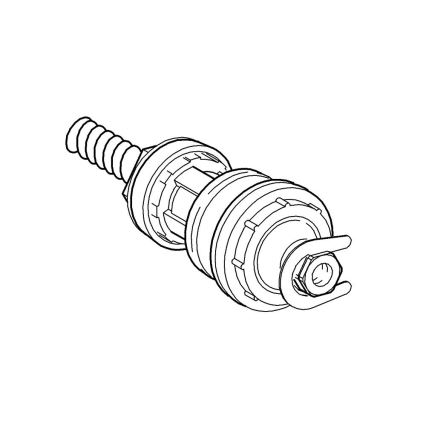 GROHE 43812000 - Internal component for urinal push-button valve, polished chrome