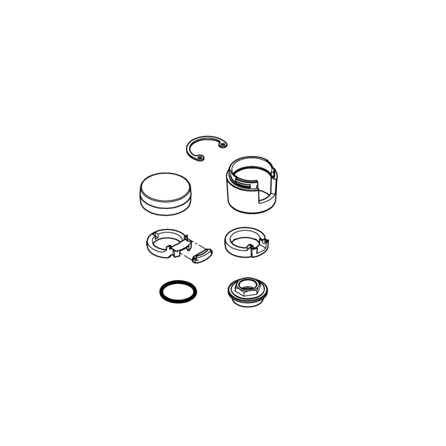 GROHE 46023000 - EUROMIX Lever, Polished Chrome