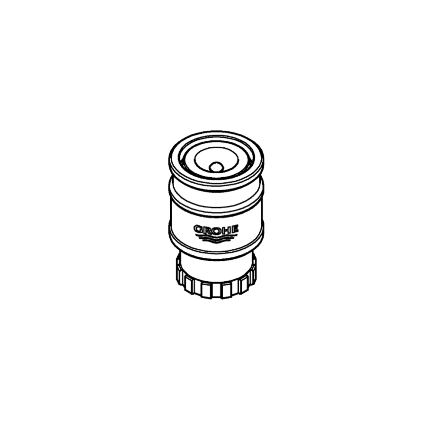 GROHE 46338000 - Brass quick-connect coupling
