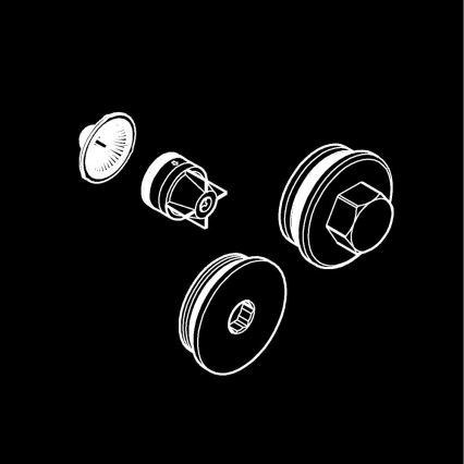 GROHE 47753000 - Polished chrome check valve