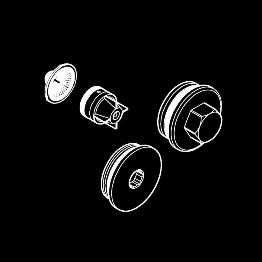 GROHE 47753000 - Polished chrome check valve