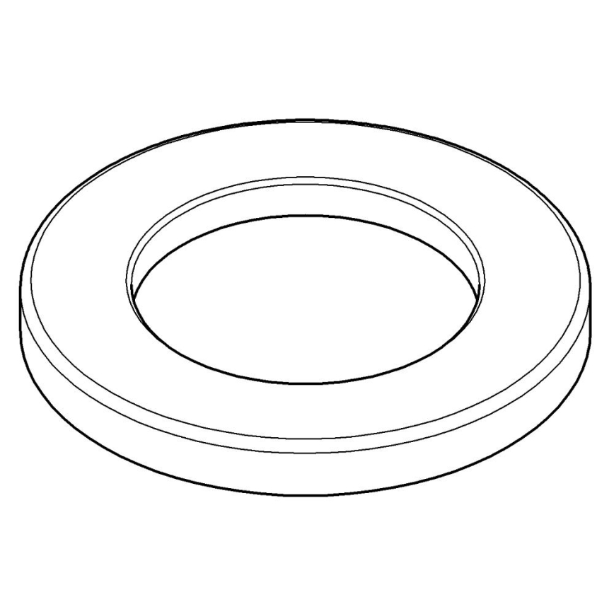 GROHE 48165000 - Base plate for single-lever basin and bidet mixers, chrome