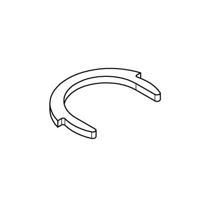 GROHE 4826600M - Polished chrome retaining ring