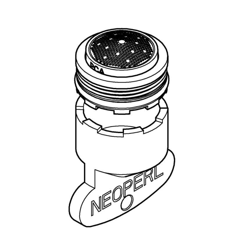 GROHE 48270000 - AquaGuide M aerator 21,5 × 1 polished chrome