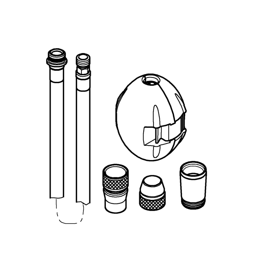 GROHE 48293000 - Universal Shower Hose 1425 mm Polished Chrome