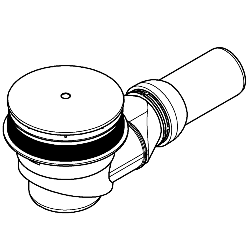 GROHE 49534000 - Drain Set for Universal Shower Trays O 112 mm, Chrome