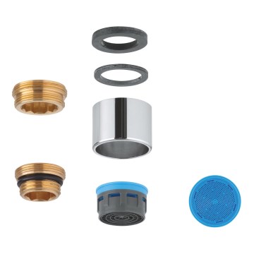 GROHE 6574000 - M22 × 1 Faucet Aerator, Polished Chrome