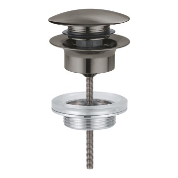 GROHE 65807AL0 - Basin waste kit with overflow, Graphite