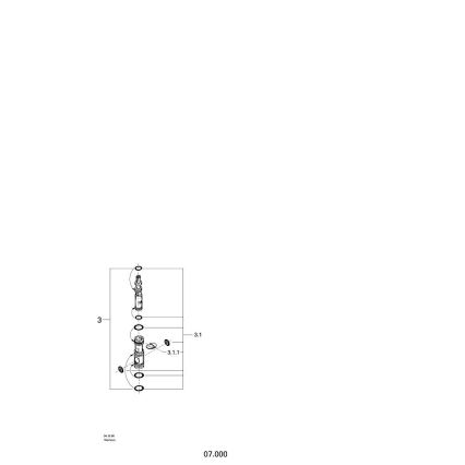 GROHE 7000000 - EUROMIX Brass Cartridge