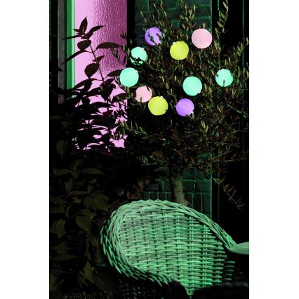 Grundig 14106 - LED Solar chain 2,4m 10xLED/1,2V 600 mAh