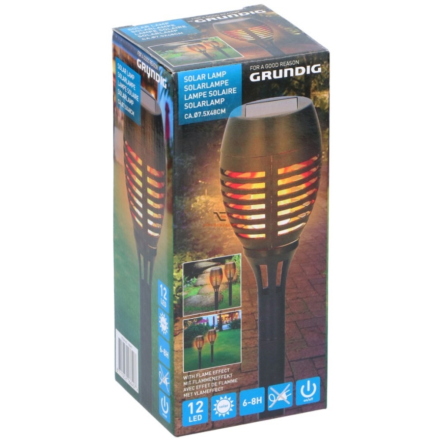 Grundig 16640 - LED Solar lamp LED/1,2V 600 mAh IP44