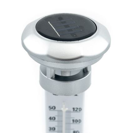 Grundig 89640 - LED Solar lamp with thermometer 1xLED/1,2V IP44