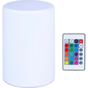 Grundig - Dimmable RGB LED Table Lamp LED/3xAAA + Remote Control