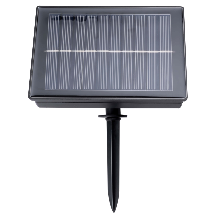 Grundig - Dimmable Solar LED String Lights, 50 LEDs / 8 Modes, 9.35 m, Warm White, 1200 mAh Battery, IP44, with Remote Control