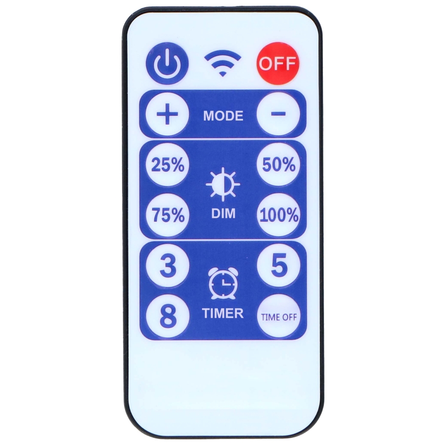 Grundig - LED Dimmable solar chain 50xLED/8 functions 9,35m IP44 warm white + remote control