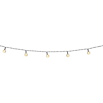 Grundig - LED Dimmable solar chain 50xLED/8 functions 9,35m IP44 warm white + remote control