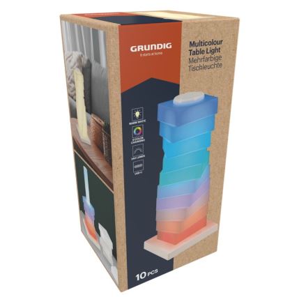 Grundig - LED RGB Touch-Sensitive Table Lamp LED/4W/5V