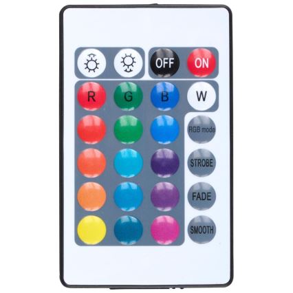 Grundig - LED RGBW Dimmable Floor Lamp LED/10W/5V Black + Remote Control