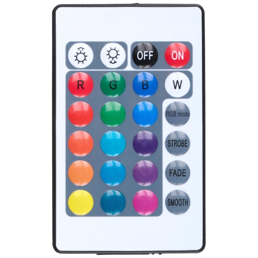 Grundig - LED RGBW Dimmable Floor Lamp LED/10W/5V Black + Remote Control