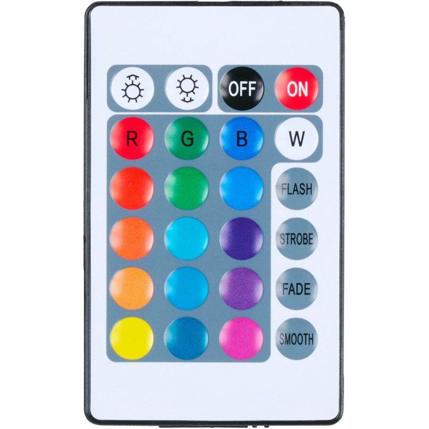 Grundig - LED RGBW Dimmable Table Lamp LED/0.7W/5V Black + Remote Control