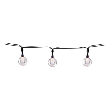 Grundig - LED Solar chain 50xLED/8 functions 6,9m warm white