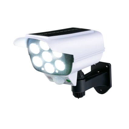 Grundig - Solar LED dummy security camera with sensor, 1.2V 800 mAh + remote control