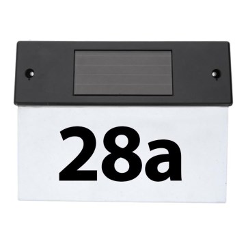 Grundig - LED Solar house number with sensor LED/1,2V IP44