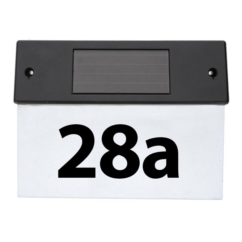 Grundig - LED Solar house number with sensor LED/1,2V IP44
