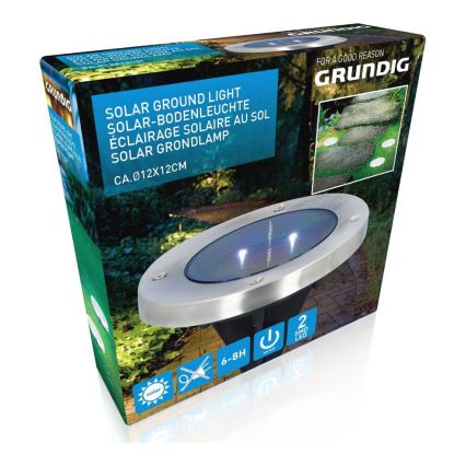 Grundig - LED Solar light 2xLED/1,2V