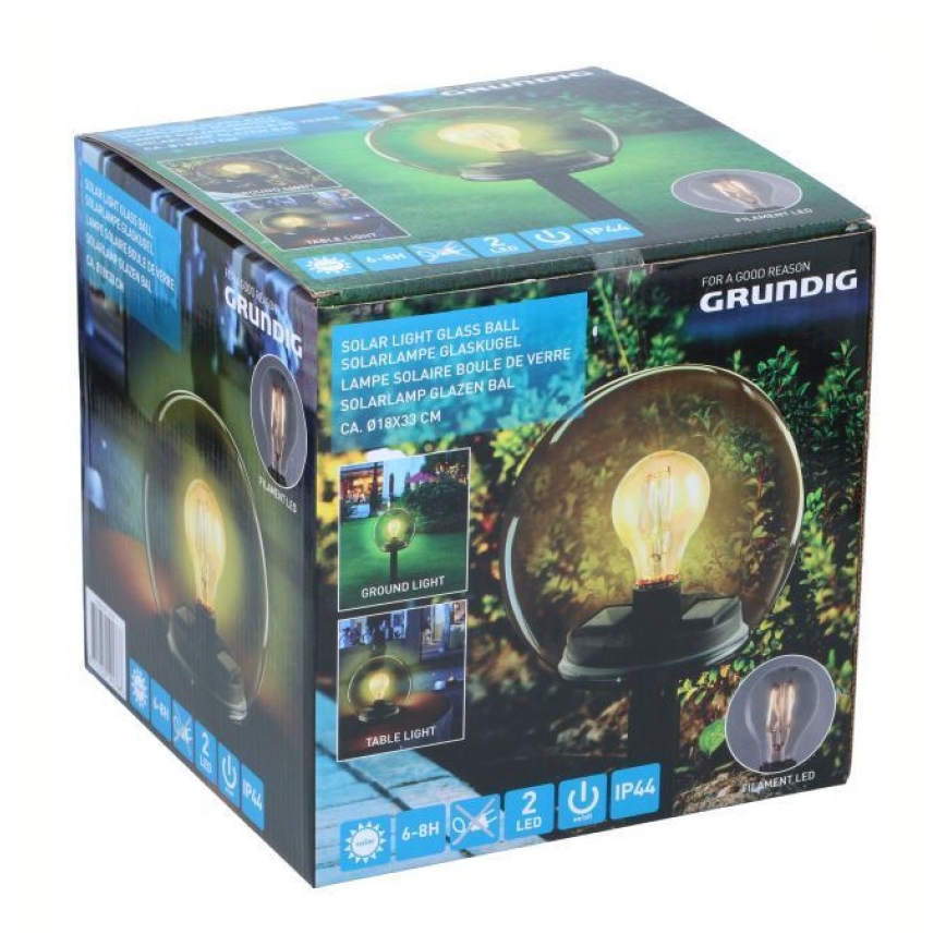 Grundig - LED Solar light LED/3,7V 500 mAh IP44