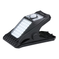 Grundig - LED Solar light with a motion and dusk sensor CLIP-ON LED/9W/3,7V 1500 mAh IP44