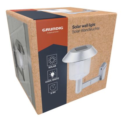 Grundig - LED Solar wall light LED/1,2V