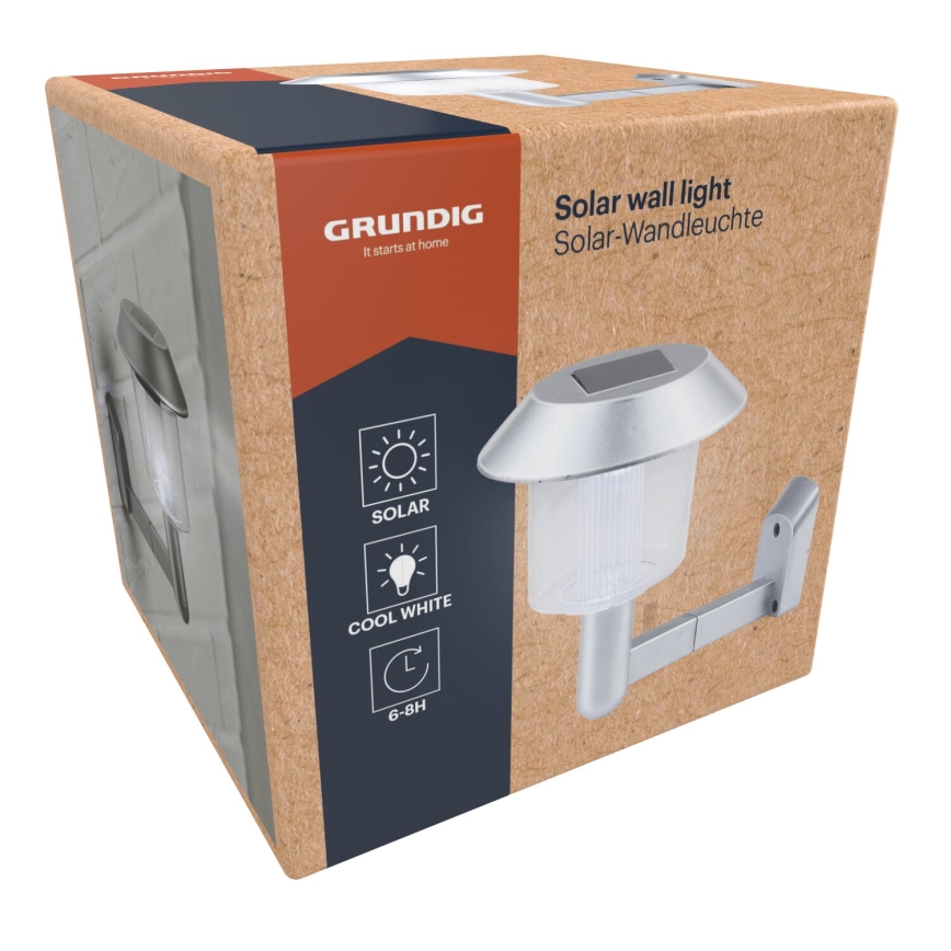 Grundig - LED Solar wall light LED/1,2V