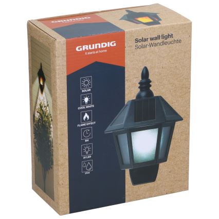 Grundig - LED Solar wall light LED/1,2V IP44