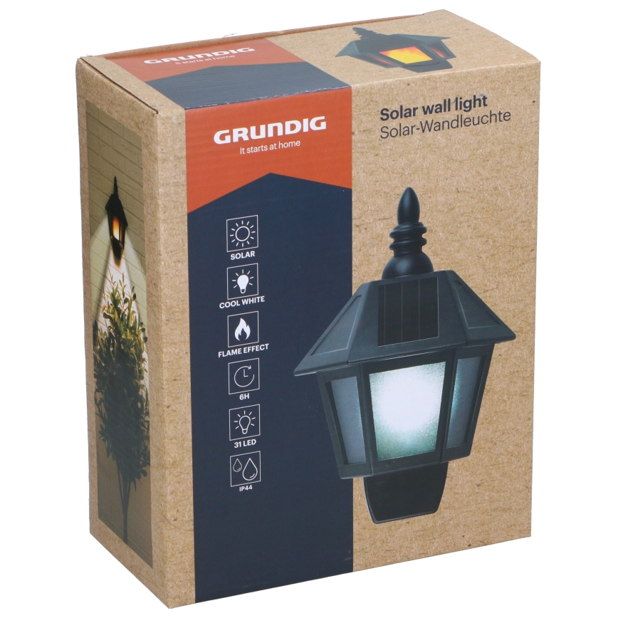 Grundig - LED Solar wall light LED/1,2V IP44