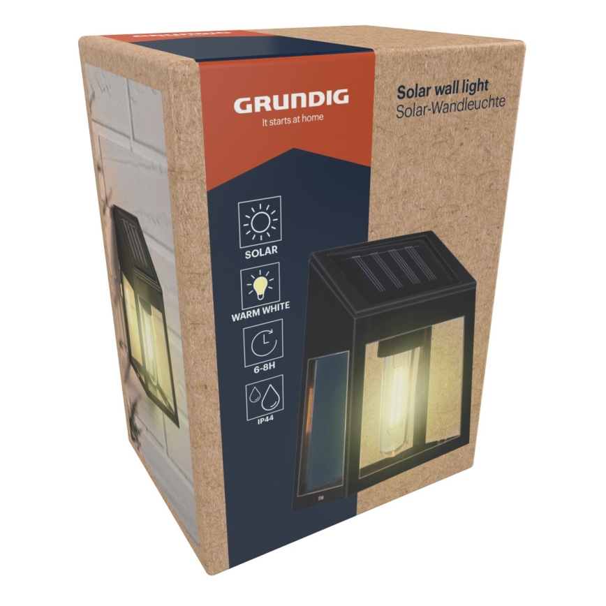 Grundig - LED Solar wall light LED/1,2V IP44