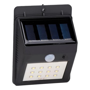 Grundig - LED Solar Wall Light with Motion Sensor, LED/1.2 V 600 mAh, IP44