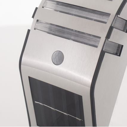 Grundig - LED Solar wall light with sensor 1xLED IP44