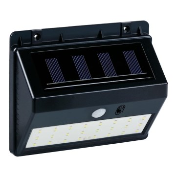 Grundig - LED Solar Wall Light with Sensor LED/1.2 V 600 mAh IP44