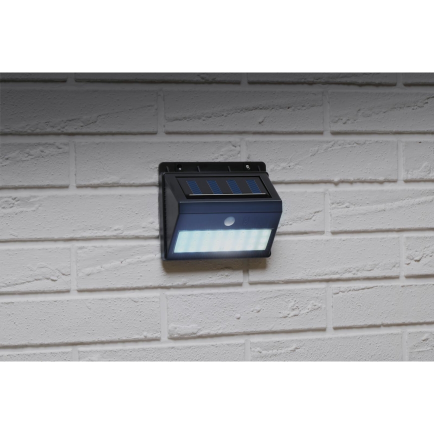 Grundig - LED Solar Wall Light with Sensor LED/1.2 V 600 mAh IP44