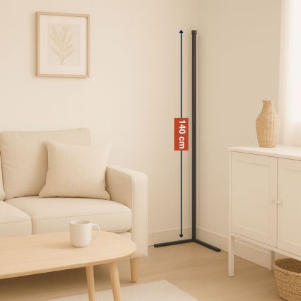 Grundig - RGBW Dimmable LED Floor Lamp, 6W, 230V + Remote Control