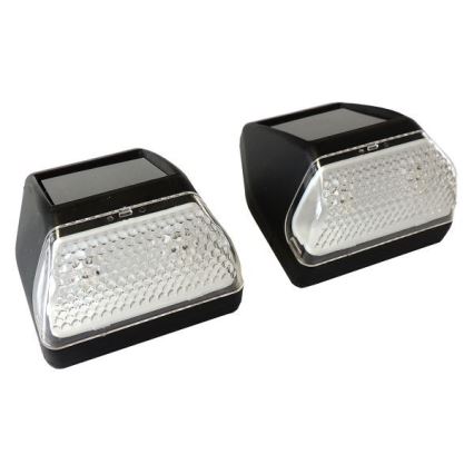 Grundig - SET 2x LED Solar wall light 2xLED/1xAA