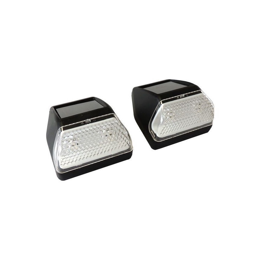 Grundig - SET 2x LED Solar wall light 2xLED/1xAA