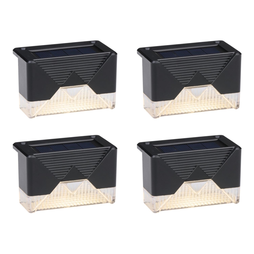 Grundig - SET 4x LED Solar wall light LED/1,2V 600 mAh IP44