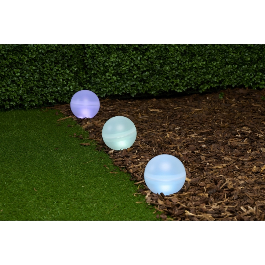 Grundig - SET 5x LED RGBW  Solar light LED/3,2V IP44