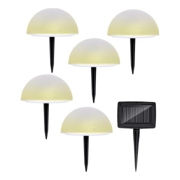 Grundig - SET 5x LED RGBW Solar light LED/3,2V IP44