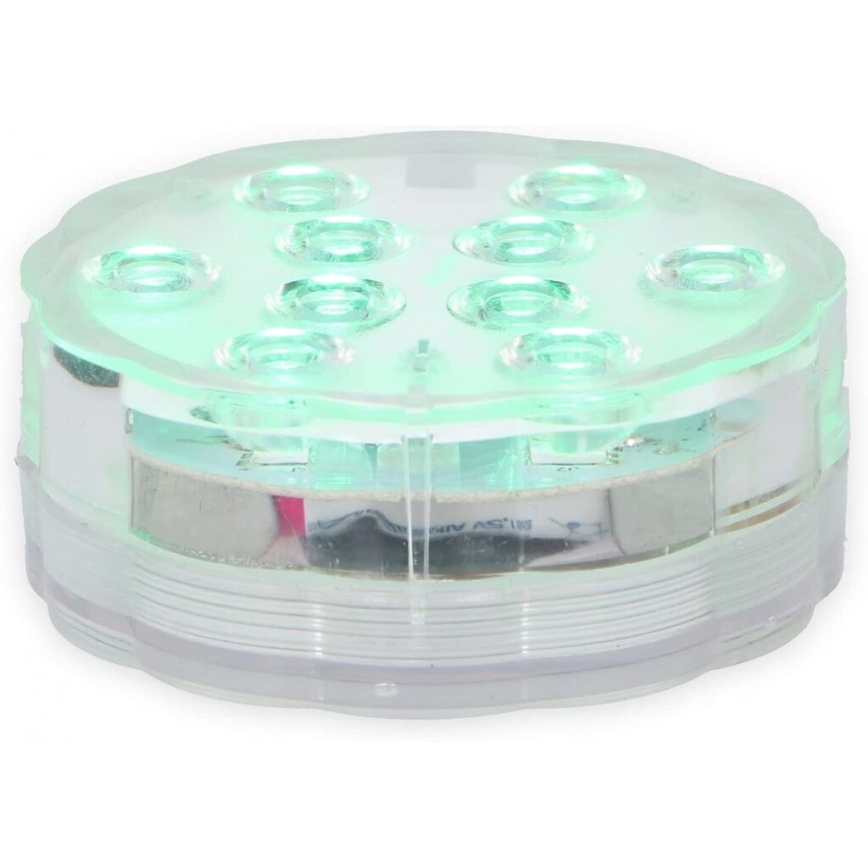 Grundig - Set of 3 RGBW Dimmable LED Fixtures, 3W Each, 3×AAA, IP65 — Remote Control Included