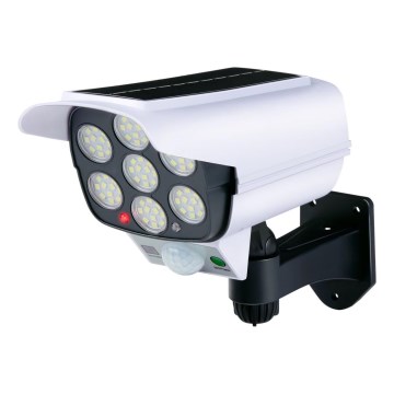 Grundig - Solar LED dummy security camera with sensor, 1.2V 800 mAh + remote control