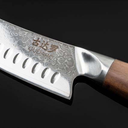 Gudaro – 5-Piece TAKUMI Damascus Kitchen Knife Set + Knife Block and Poultry Shears